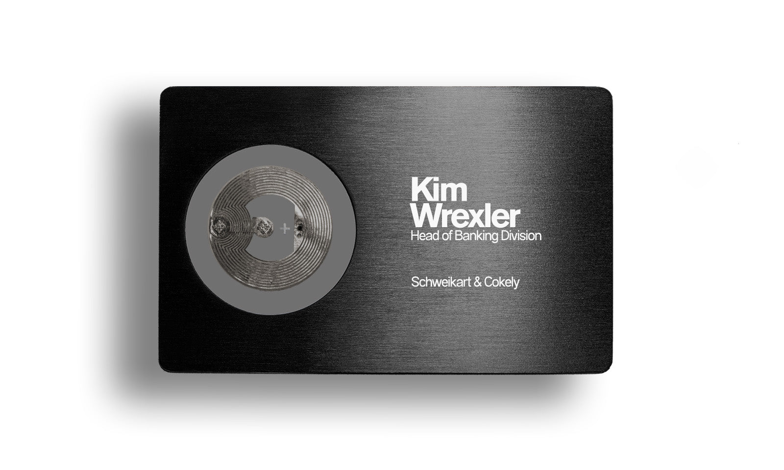 Black Metallic Card - Layout 2