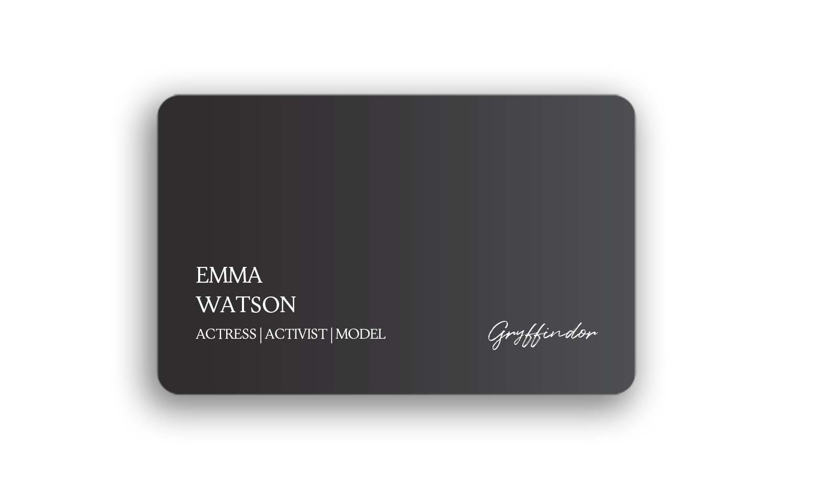 Black PVC Card Landscape 3
