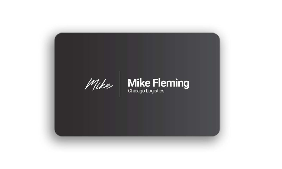Black PVC Card Landscape 6