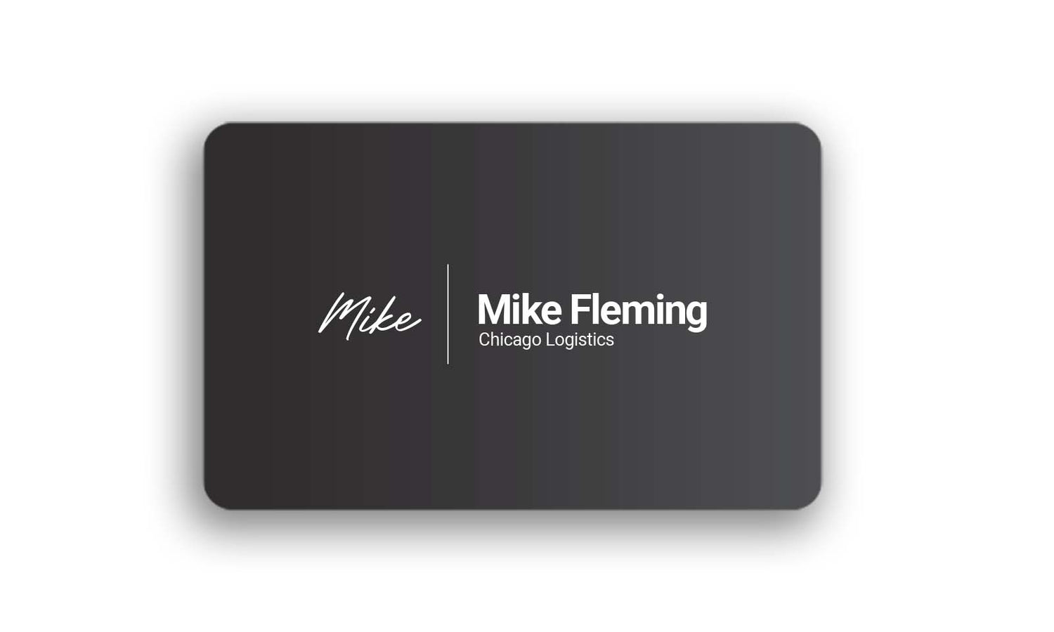 Black PVC Card Landscape 6