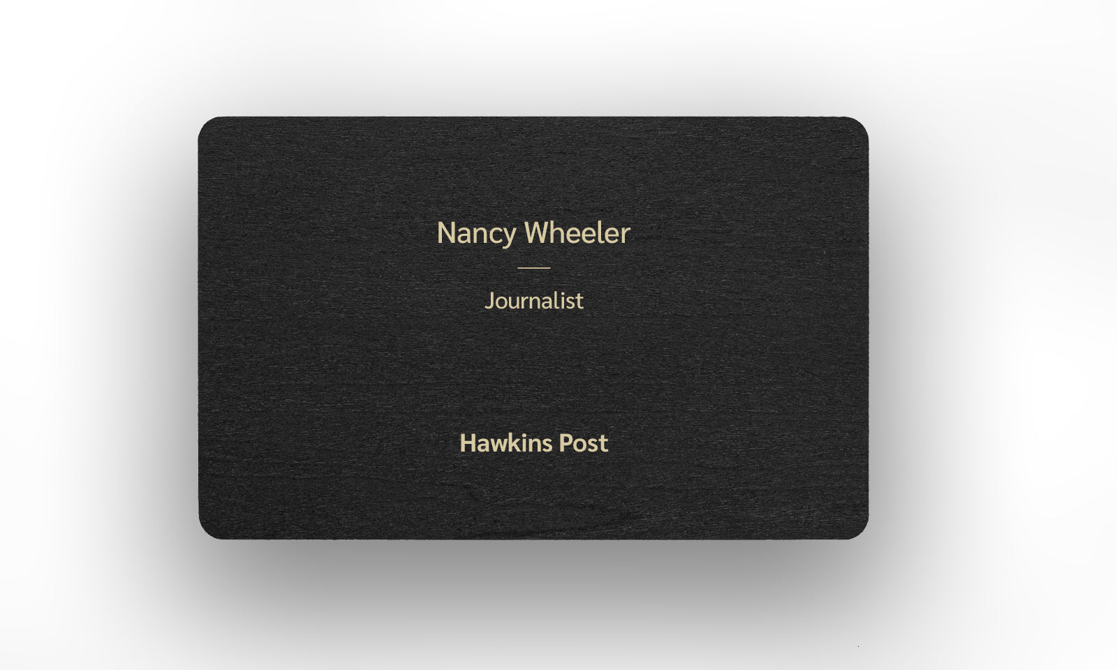 Black wooden Card Layout 6