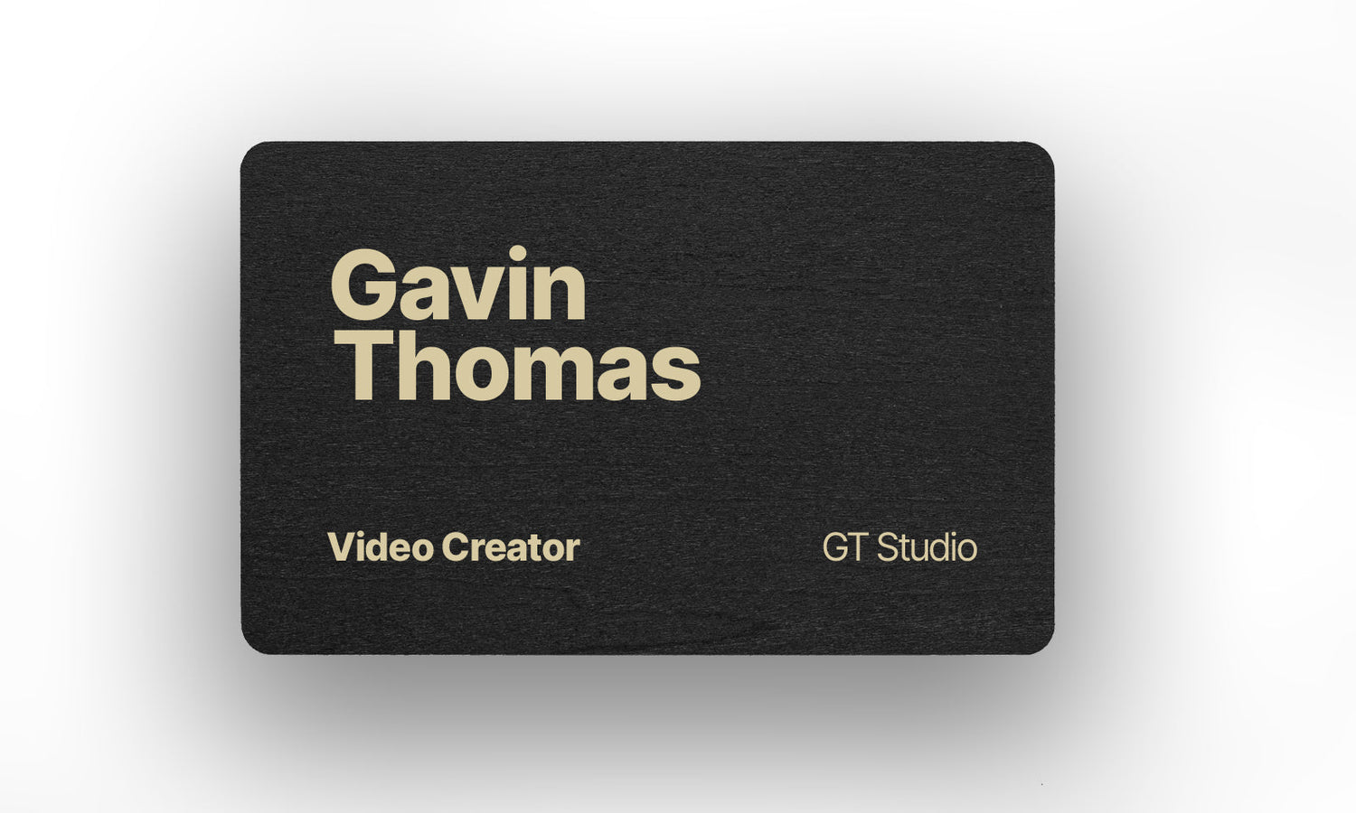 Black wooden Card Layout 2